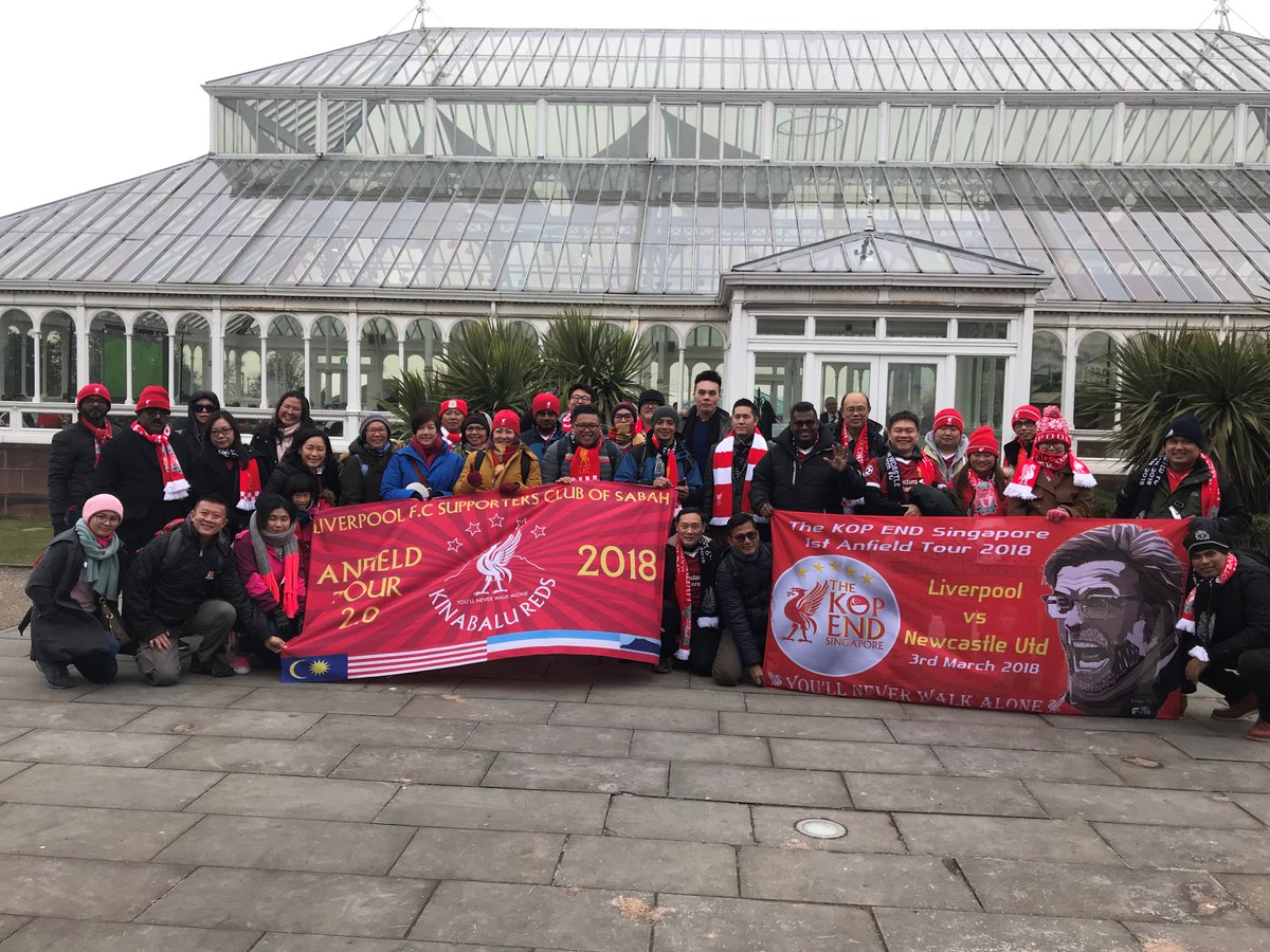 Delighted to provide hospitality to these guys today.  They had a great afternoon before the match #lfctickets #theislagladstone