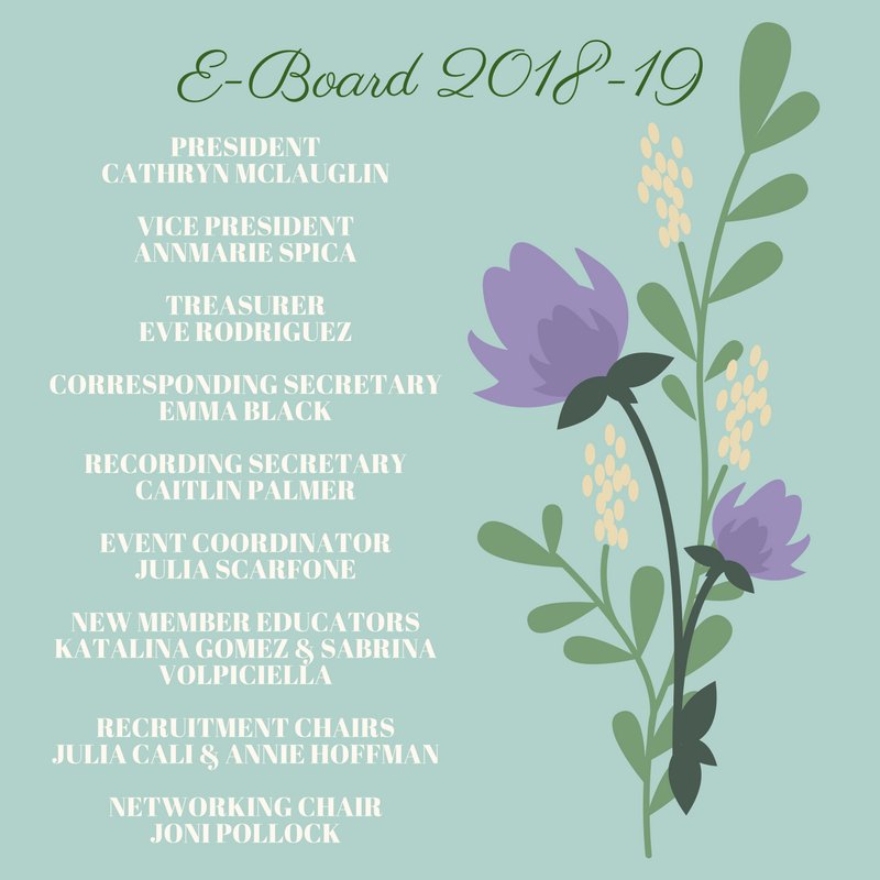 Congratulations to our 2018-19 Executive Board!!! ✨✨