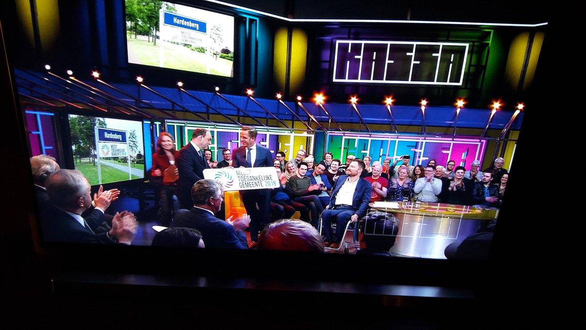 Hardenberg meest toegankelijke gemeente van ons land. Burgemeester <a href="/phsnijders/">Peter Snijders</a> krijgt prijs in tvprogramma Kassa van minister.