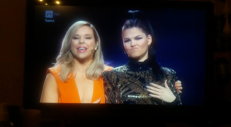 Anne_M_Vieri's tweet photo. #umk18 #saaraaalto #kristasiegfries saara voitti onnea <3 #MONSTERS hirviöt #Finland #Eurovision2018 https://t.co/rx697CXcEt
