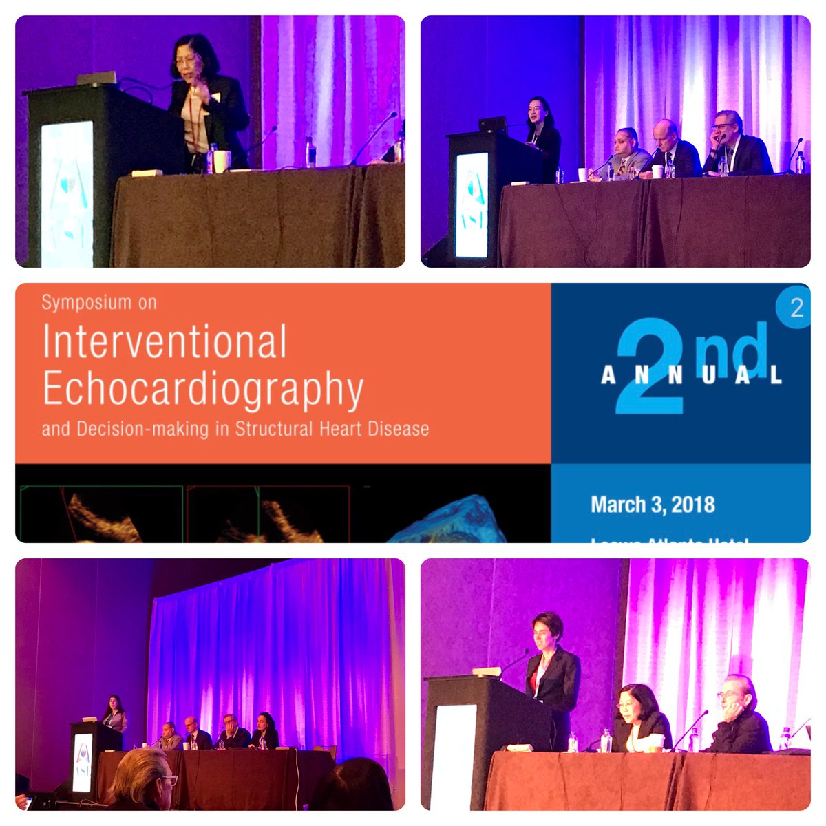 Completely blown away by the women who spoke at today’s @ASE360 Interventional Echocardiography conference. True masters of their craft! #IE2018 #womeninecho #WomenInMedicine #rolemodels #leanin #sheforshe
