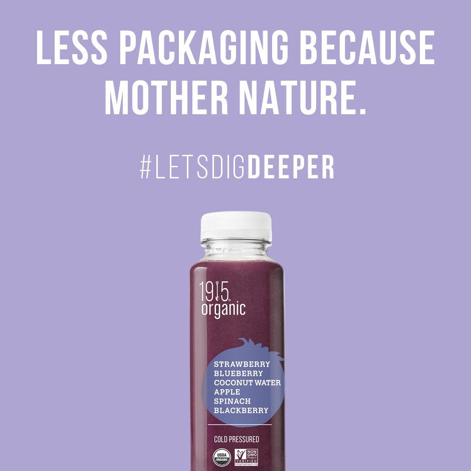 1915organic's tweet photo. New bottle, same juice. #LetsDigDeeper https://t.co/mdPvBrwP84