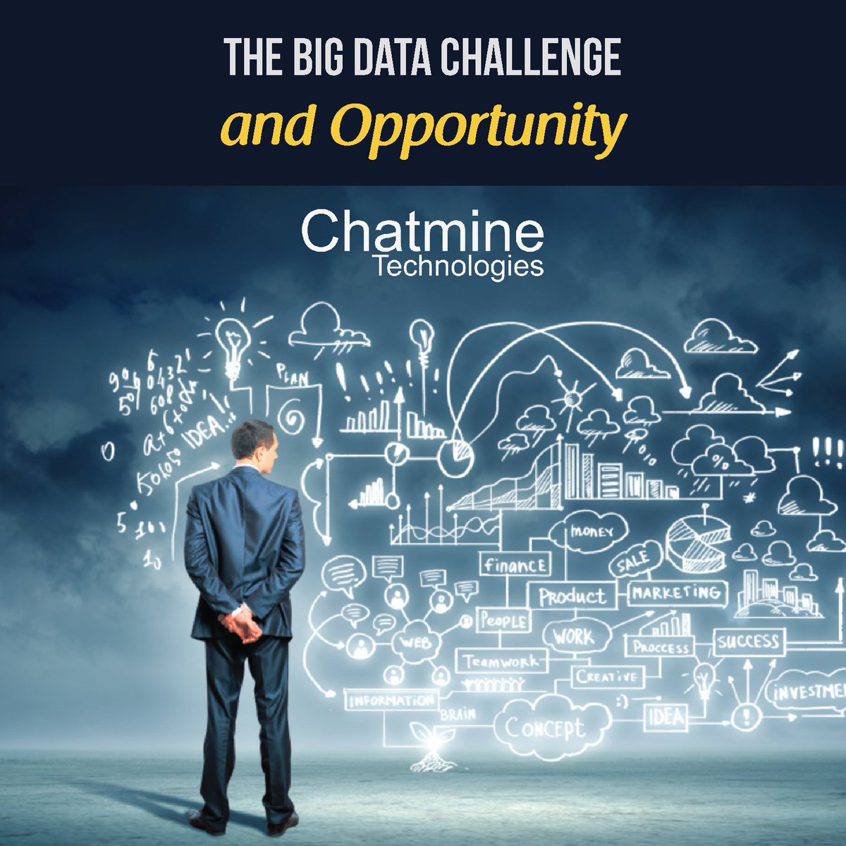 chatmine's tweet image. Big Data #analytics provides organizations an opportunity for disruptive change and growth. The #technologies are available; however, an investment of time, money and resources will be necessary to fully implement a #BigDataSolution. 
#Success #Growth #Resources #BigData