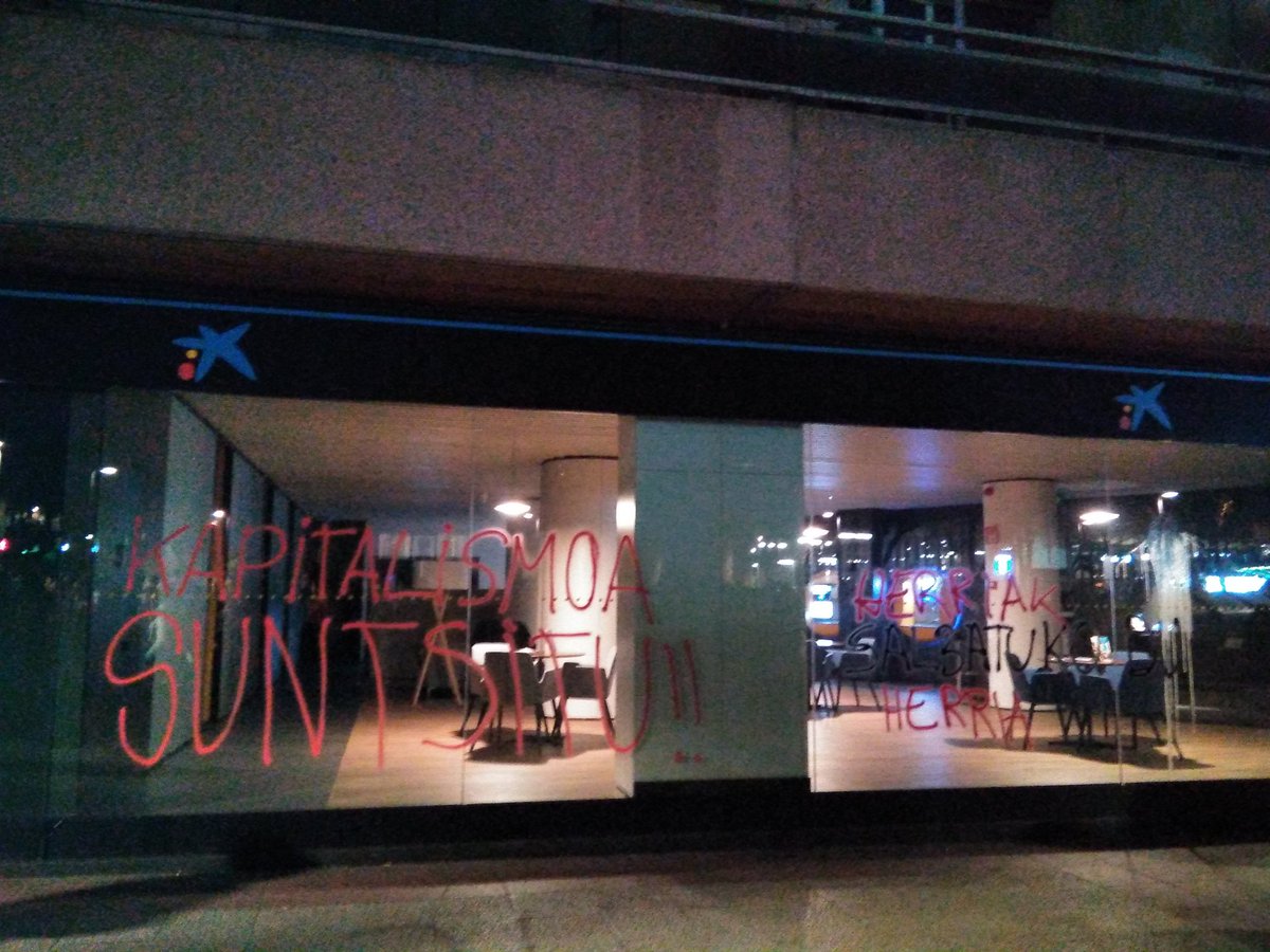 Kapitalismoa suntsitu!

Herriak salbatuko du herria!