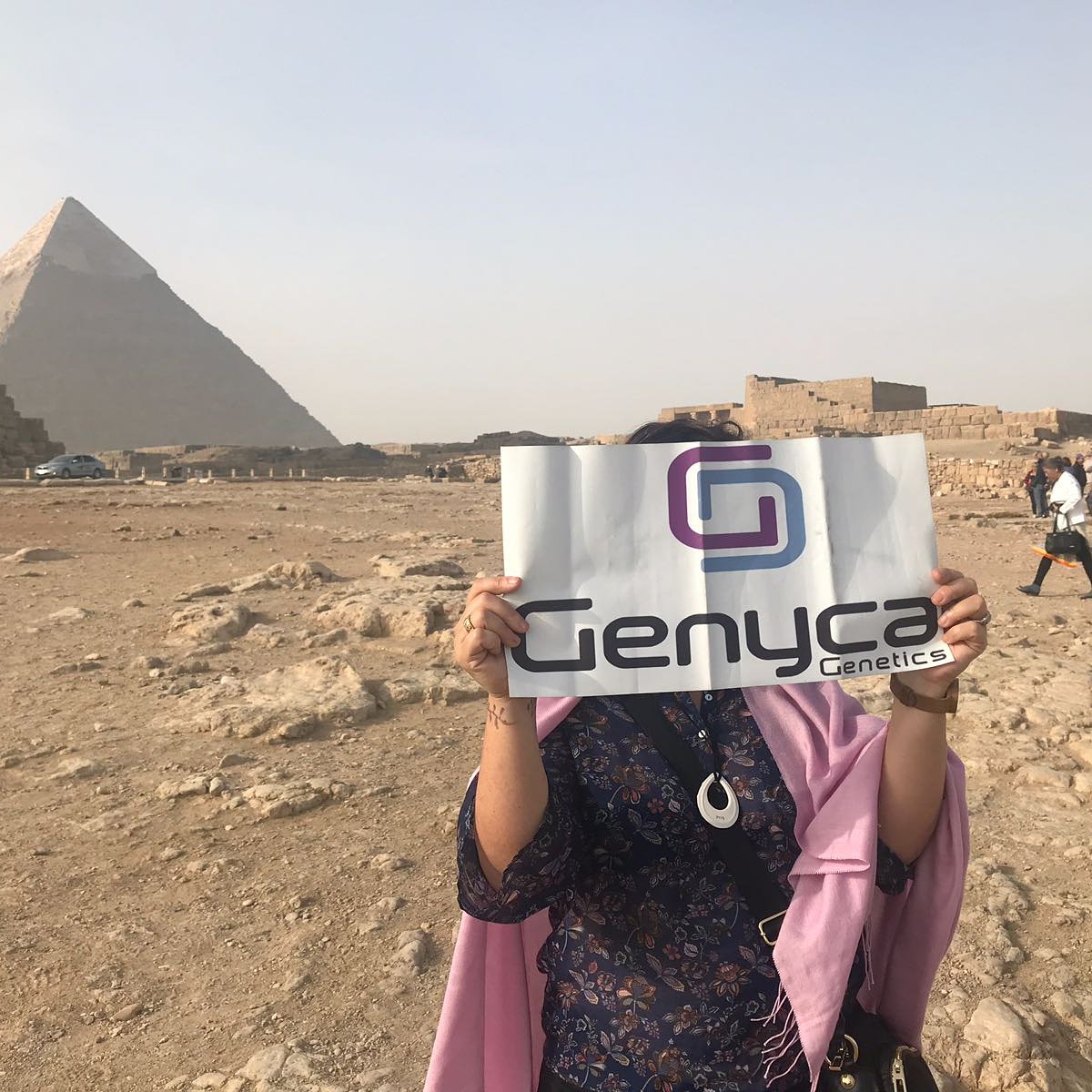 genyca's tweet photo. Genyca's staff is in Egypt!! 😄 https://t.co/BDgZQAdkCn