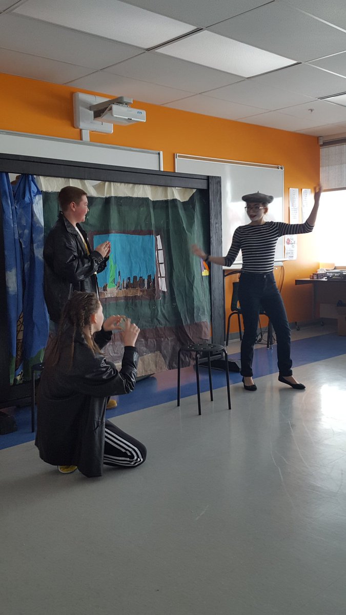 AprilLaabs's tweet photo. Great day @DIOntario with a Fine Arts arts team and an Improv team! Great scores ... now we wait for the final results.  @BishopSmithCH https://t.co/44lZMVxhWV