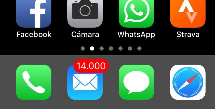 rizzocom1's tweet photo. Vuelvo a twitter para informar que tengo 14.000 correos electronicos sin leer. 💪💪💪💪#vivimosallimite #quienlosupera #caminodelos15000 https://t.co/ayAXnLbyY4