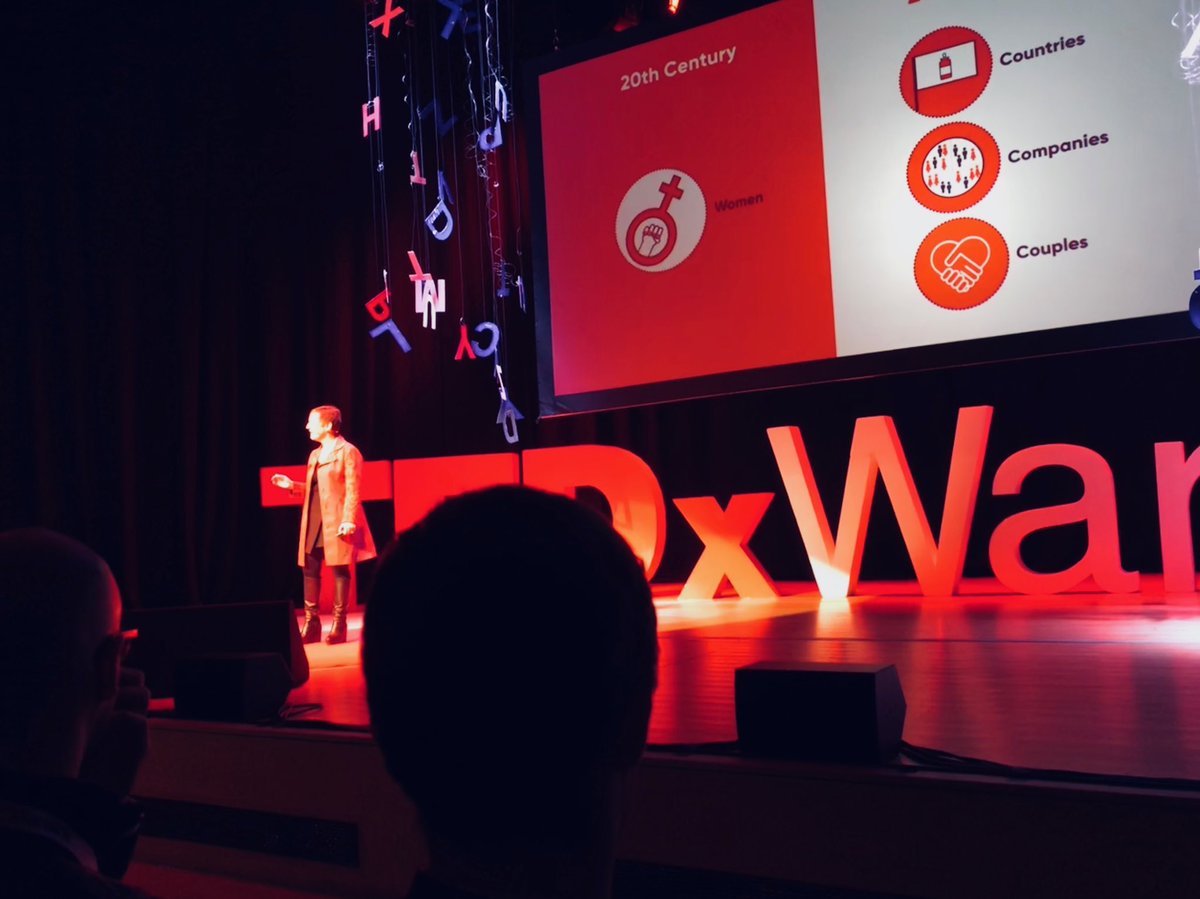 A_WittenbergCox's tweet photo. The 20th Century saw the rise of #women, the 21st century challenge is the adaptation of the 3 C’s: Countries, Companies and Couples @TEDx https://t.co/I5cHbPRL45