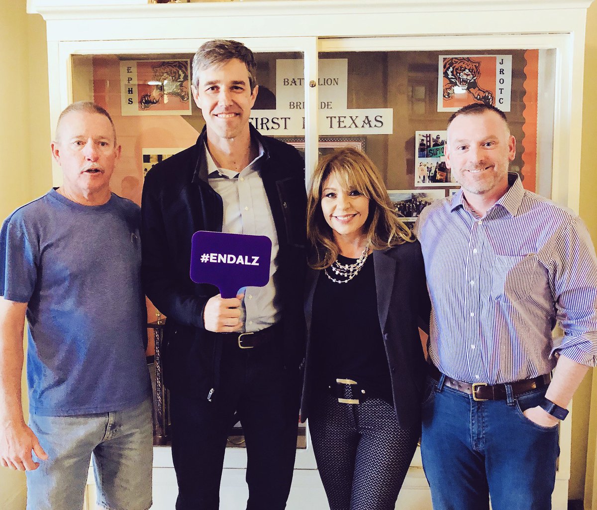 Alzheimer's Association West Texas Chapter - EP (@alzwtxelpaso) on Twitter photo Thank you <a href="/RepBetoORourke/">Rep. Beto O'Rourke</a> for your support to #ENDALZ #EndAlzTx <a href="/ALZIMPACT/">ALZ Impact Movement</a> <a href="/alzambassadors/">Alz Ambassadors</a> <a href="/alzassociation/">Alzheimer's Association</a> 💜 Thank you <a href="/RepBetoORourke/">Rep. Beto O'Rourke</a> for your support to #ENDALZ #EndAlzTx <a href="/ALZIMPACT/">ALZ Impact Movement</a> <a href="/alzambassadors/">Alz Ambassadors</a> <a href="/alzassociation/">Alzheimer's Association</a> 💜