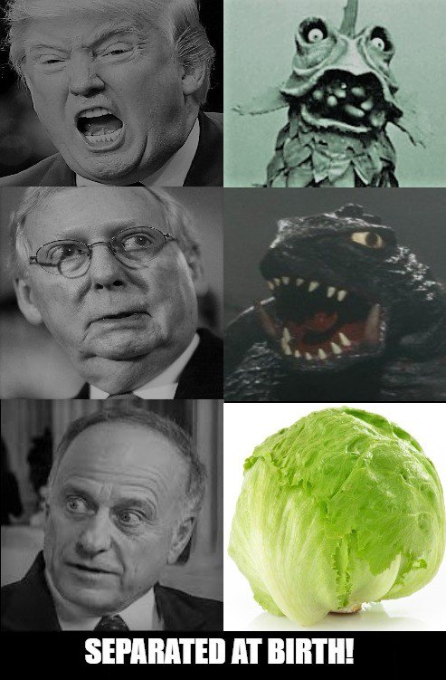 therealwombat1's tweet photo. #SeparatedAtBirth: 👇👇👇👇👇👇👇
#HappyHalloween! (I Know It's Early, But What The Heck!)
🎉 #Saturday #FBRParty 🍻
#FollowBackRESISTANCE
#FBR #Party
#ChillAndHaveFun
#StrongerTogether
#TheResistance
#ScienceFiction 
#HorrorMovies 
#MonsterMovies
#GeeksResist
#CLICK 👇👇👇👇👇👇 https://t.co/Rkf5ULVLHI