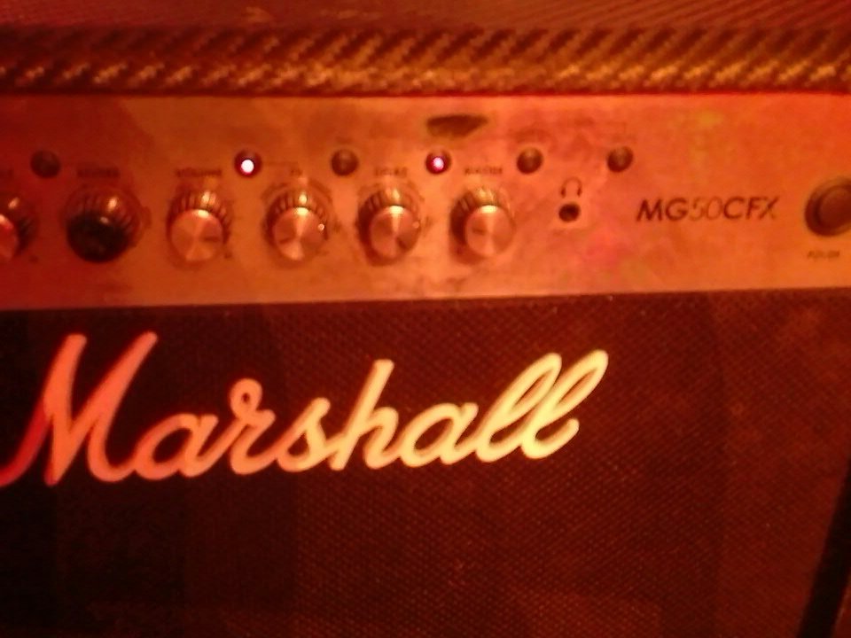 I am at <a href="/musicalionpty/">Musicalion</a> soundcheck with my <a href="/DeanGuitars/">Dean Guitars</a> Colt Electric/Piezo Semihollow. <a href="/DekaPanama/">Deka Group</a> #StreetTeam and <a href="/marshallamps/">Marshall Amps</a> MG50CFX