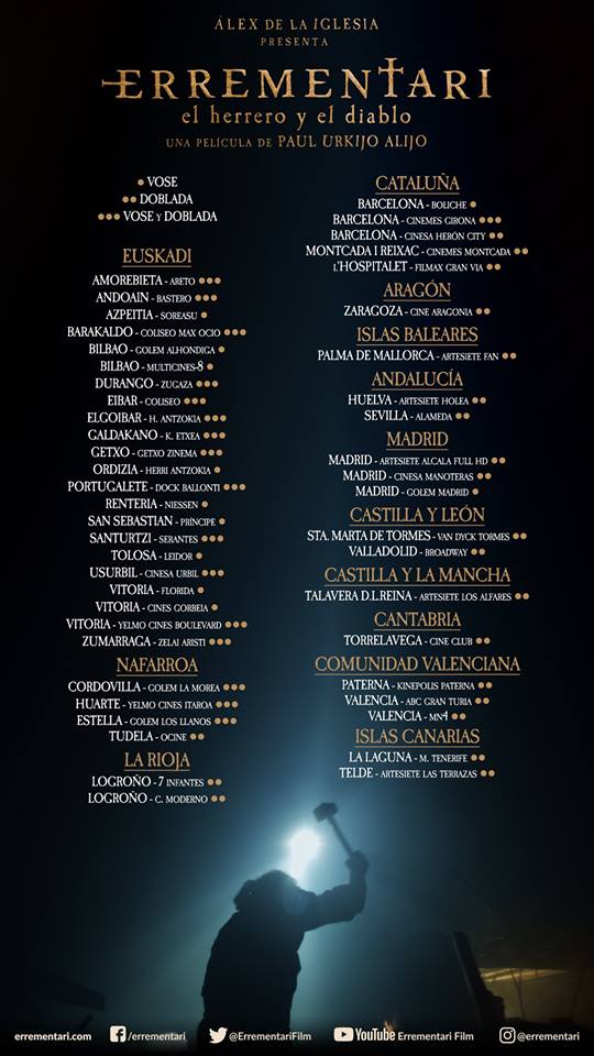 ortzifilms's tweet photo. Si quereis disfrutar de una maravillosa película, no lo dudéis!
ERREMENTARI
El primer fin de semana es importantísimo para aguantar los envites de las producciones Hollywood-tienses. https://t.co/1rRGC6XuW0