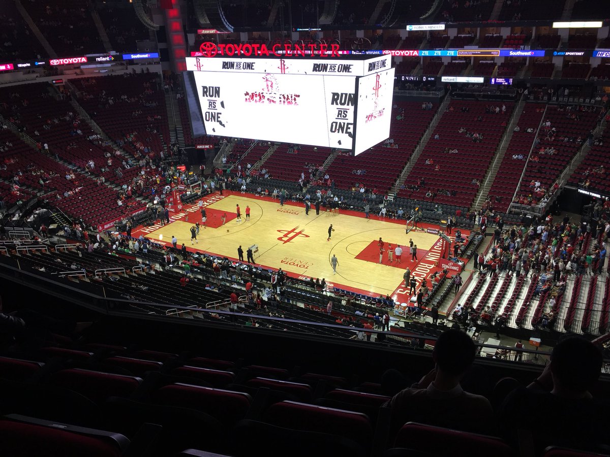 Excited to see the Rockets beat the Celtics tonight. Thanks <a href="/mattwild1971/">Matthew</a>, <a href="/vbontha/">Ven Bontha</a>, and <a href="/CXperienceUSA/">CXperience USA</a> for the opportunity!