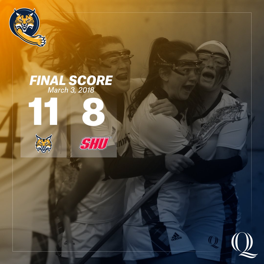 QU_WLAX's tweet photo. 3 in a row! https://t.co/cPppQ6c3VP
