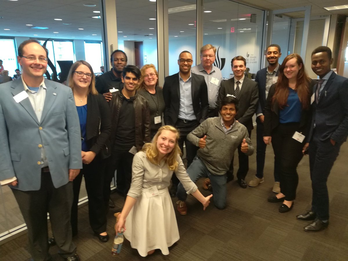 enigsu's tweet photo. Georgia State University representing at @tieatlanta's pitch competition! #TYEU #PanthersThatPitch https://t.co/Xgb3mJe7SY