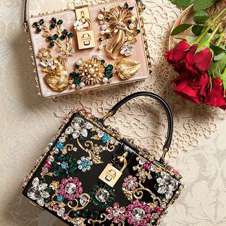 Everything's Gucci? 
#Designer #Bag #Embellished #accessory #roses #flowers #gems