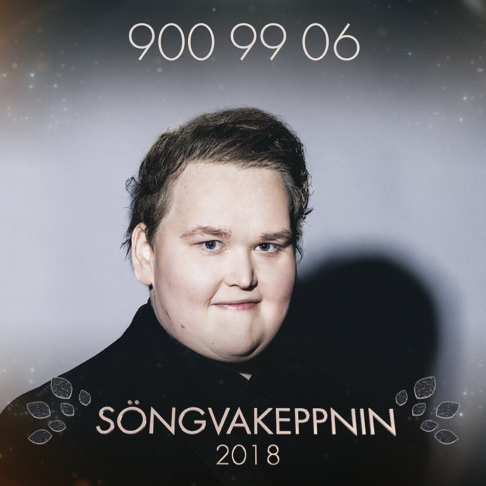 RUVEurovision's tweet photo. Kosninganúmer fyrir @dagursig20 . #12stig #Söngvakeppnin https://t.co/7mVBkaBhr8