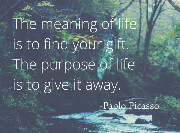 seforajanel's tweet photo. Find your gifts and give them to the world. #purpose #themeaningoflife #livingyourgifts https://t.co/LtNQHszpcO