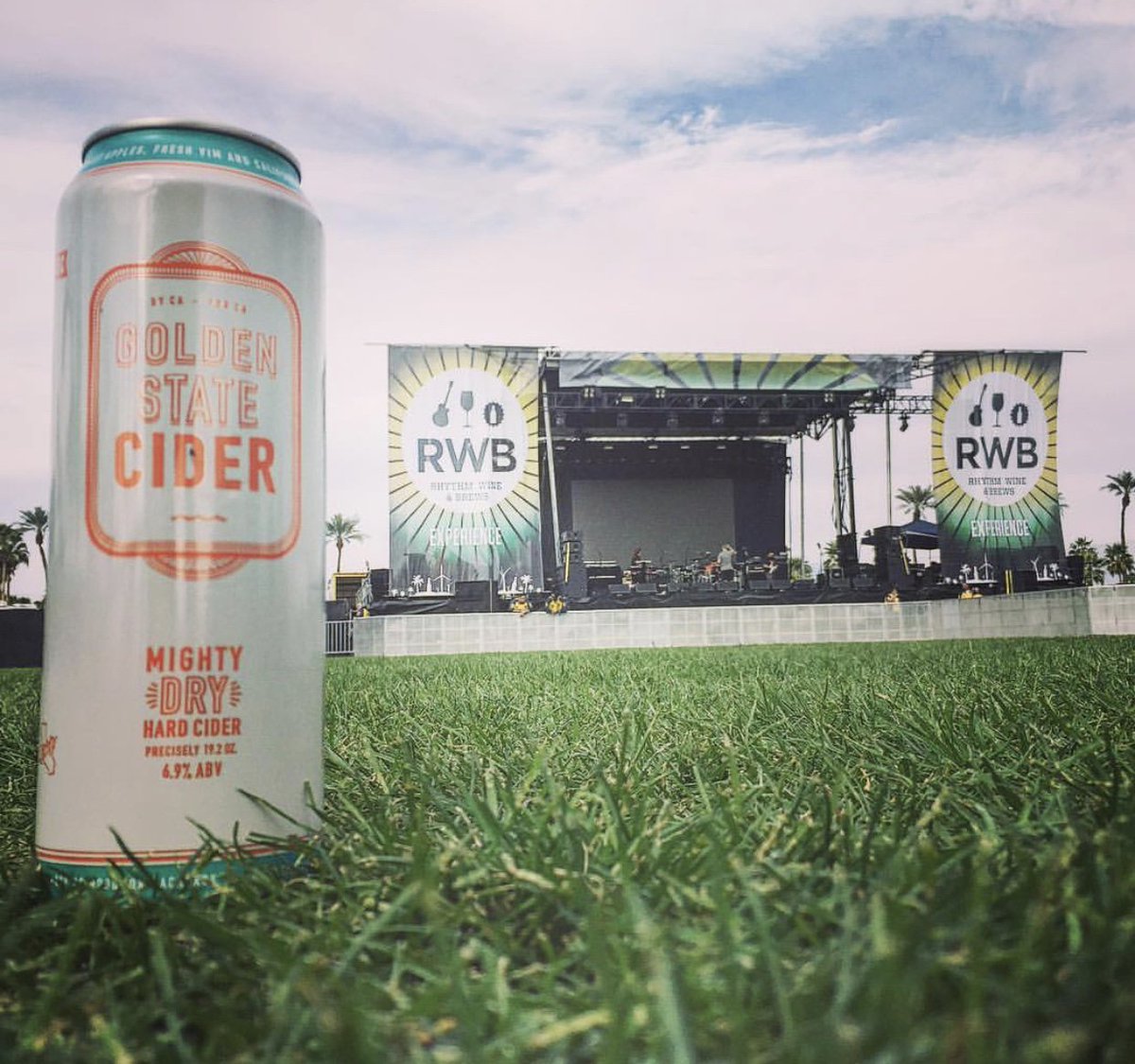 Get your rhythm on today, festivalgoers! Gates open at 4:00pm for Elite &amp; VIP ticket holders and 5:00pm for General Admission. Visit our website at rwbexp.com for answers to any last minute questions you may have. See you there! PC: Golden State Cider