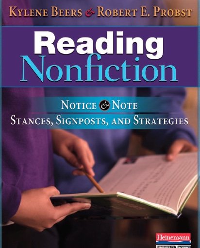 KyleneBeers's tweet photo. Teachers - jump over to https://t.co/jACax0NgzI to see a video @BobProbst and I made to answer the question "How do we help our striving readers understand the nonfiction sigpposts discussed in #ReadingNonfiction?" https://t.co/dXZIMGKiOA