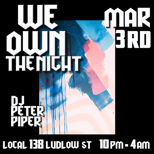 DJ_PeterPiper's tweet photo. Tonight I'm rocking at Local 138!!!!! #weownthenight #local138 #lowereastside #ludlow #NYC #saturdaynight #saturday #danceparty #djpeterpiper #DJ #djlife #openformat #nightlife #nightout #weekend #drinks #dancing #music #dance #party https://t.co/l8TKeX0bFX