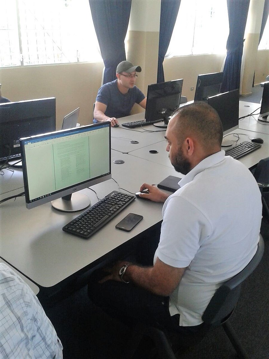 tboxplanet's tweet photo. Iniciamos los talleres de capacitación de Microsoft Word 2016. Instructores de la zona occidental preparándose para el reto. #MOSWC2018 https://t.co/U6lpWl4WTO