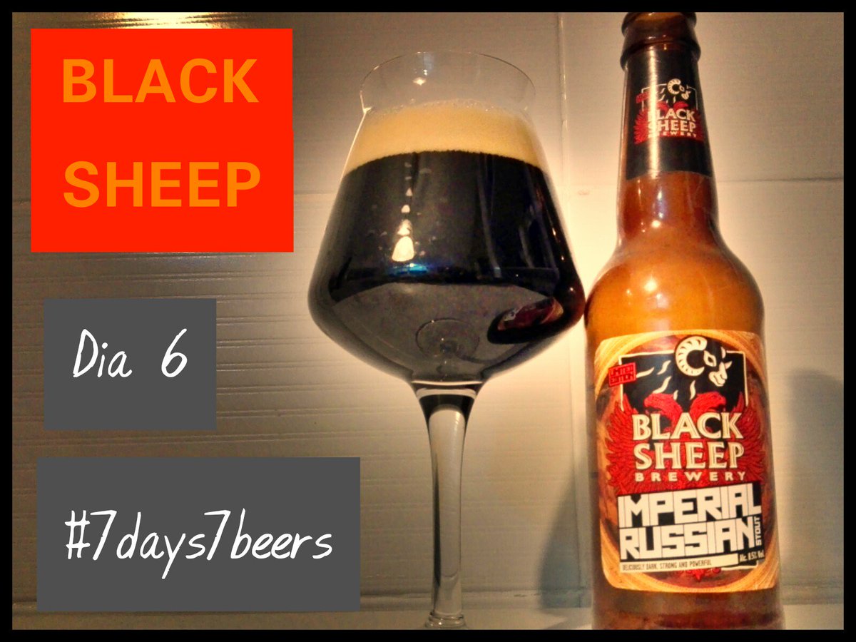 HP_Beer_Events's tweet photo. Dia 6 #7days7beers Black Sheep Imperial Stout. Cervezas que calientan el alma, cheers @craftesanos!!
#Craftesanos #CraftBeer #IMPERIAL #stout #Murcia 
@laporchamurcia
@esbirrodebirra 
@rincondlabirra
 @eldiaDlacerveza 
@LaZurbanita 
@Geo_birrero87 
@cervezadviernes 
@nachsbeer https://t.co/pgY4DZ9byZ