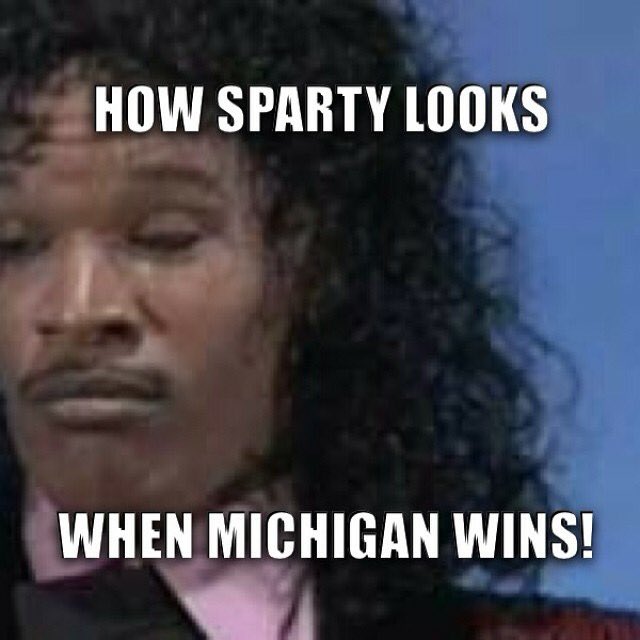 Bfiddler's tweet photo. Hey @MSU_Basketball @SirRube and all of #SpartyNation 🤣🤣🤣🤣🤣🤣🤣 #GoBlue #SpartyBeatAgain https://t.co/91I8s2X6DC