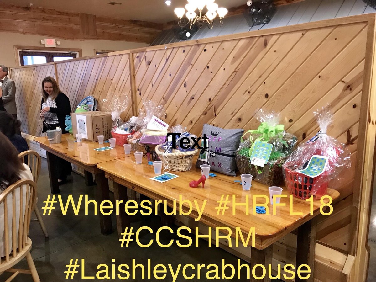 CharlotteSHRM's tweet photo. #Wheresruby #HRFL18 #CCSHRM #laishleycrabhouse https://t.co/UrdhCBsjqn