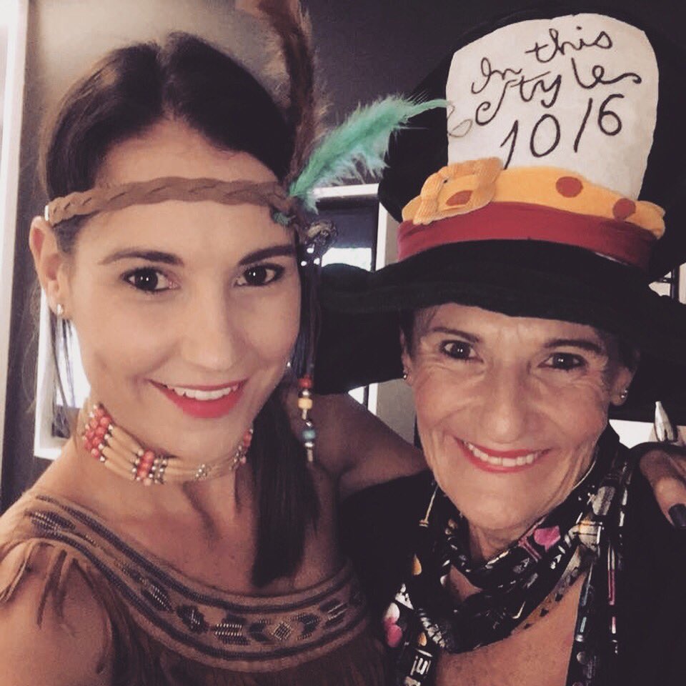 Tam1306's tweet photo. Nothing like getting to dress up as your favourite childhood Disney character #pocohontas #disney #21st #jhb #weekend #madhatter #momdaughter https://t.co/RoWNalbmv0