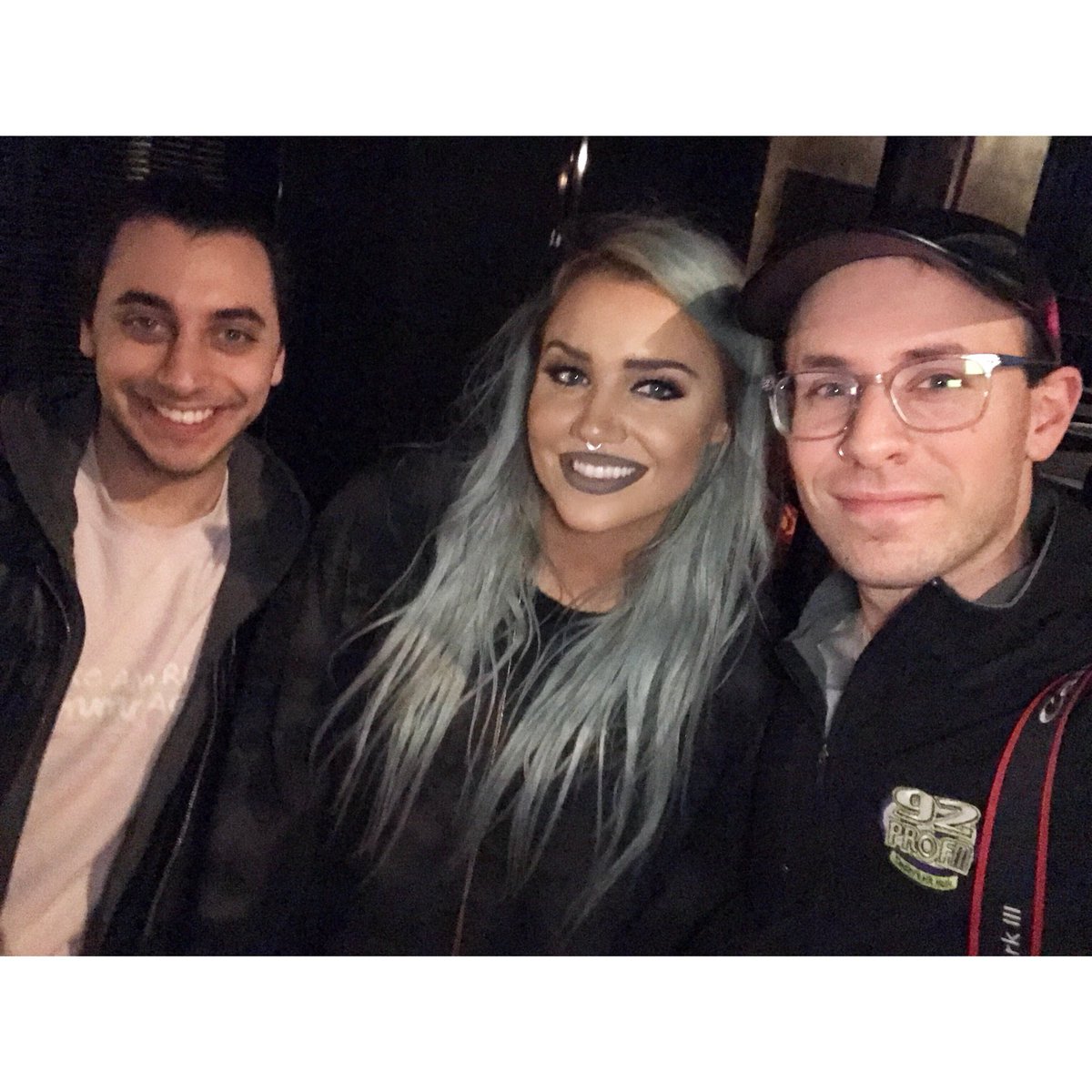 Amy_Guess's tweet photo. Meeting you guys and hearing your stories will forever be the best part of being out on the road ❤️✨ this cutie slaying with his #loveyourselffirst tattoo 💪🏼👊🏼🖤 https://t.co/lhf5uTg22q