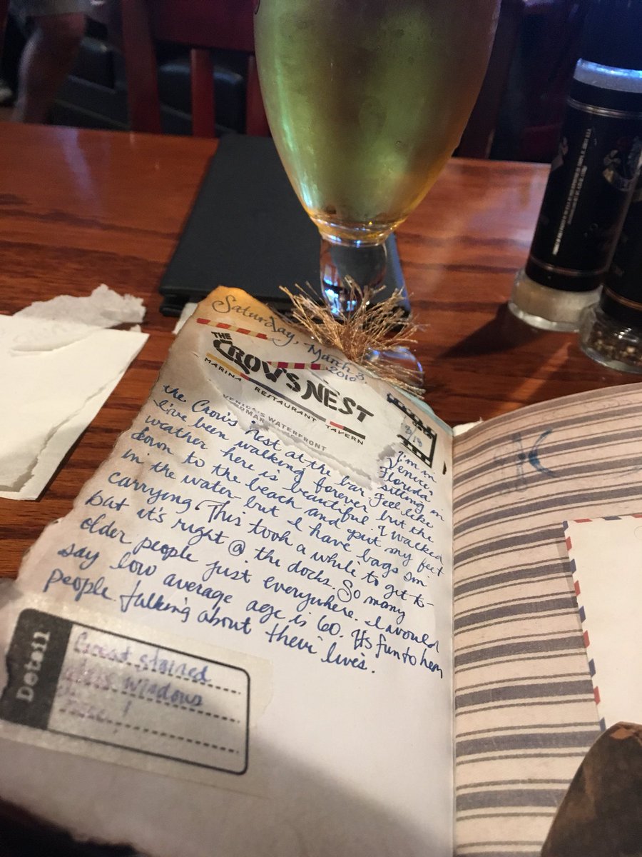 CLASSguy's tweet photo. Adventures, food, and my travelers notebook in Venice, Florida. #yepthatshowiroll https://t.co/1h1MLiyP1v