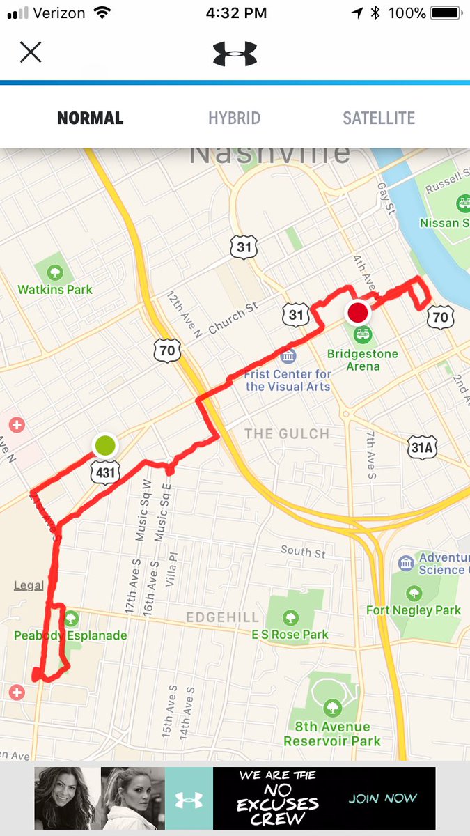 Noblestheman's tweet photo. Luv @MapMyRun #urbanrunning in @visitmusiccity. Great music in the background and so much to see. @VanderbiltU scenery also. https://t.co/apdUHm1szi
