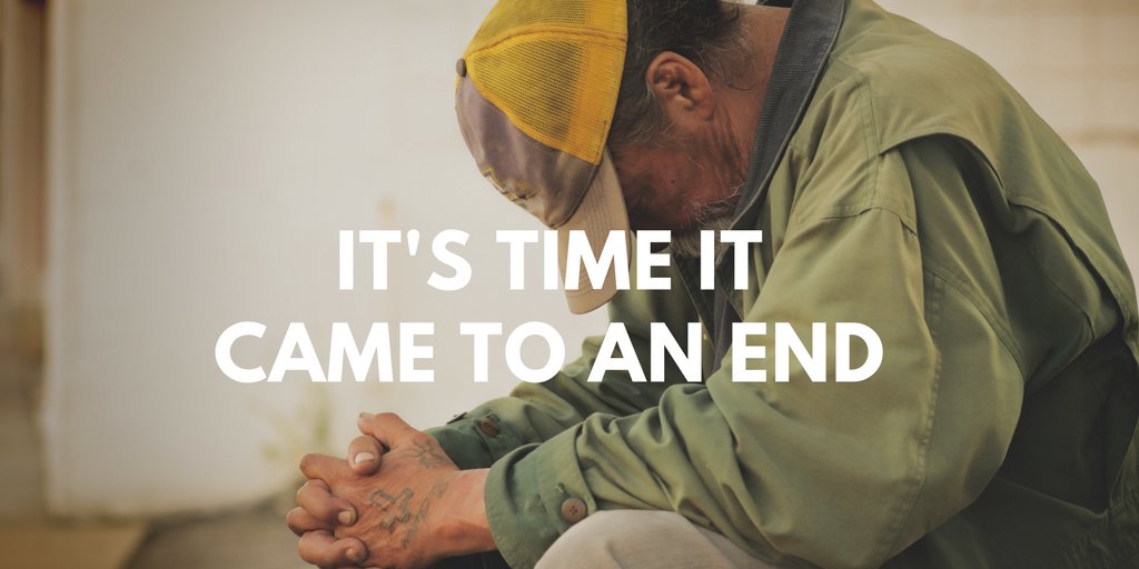 op_streetuk's tweet photo. It's time it came to an end! #endhomelessness #EnoughIsEnough https://t.co/yzVrT9fXQP