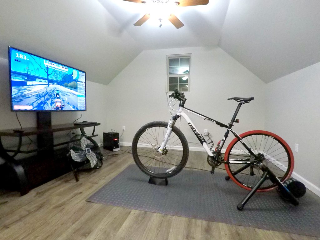 Thisiswho's tweet photo. @GoZwift Still building the cave.....HELP 😁 https://t.co/iucMJ85tgo