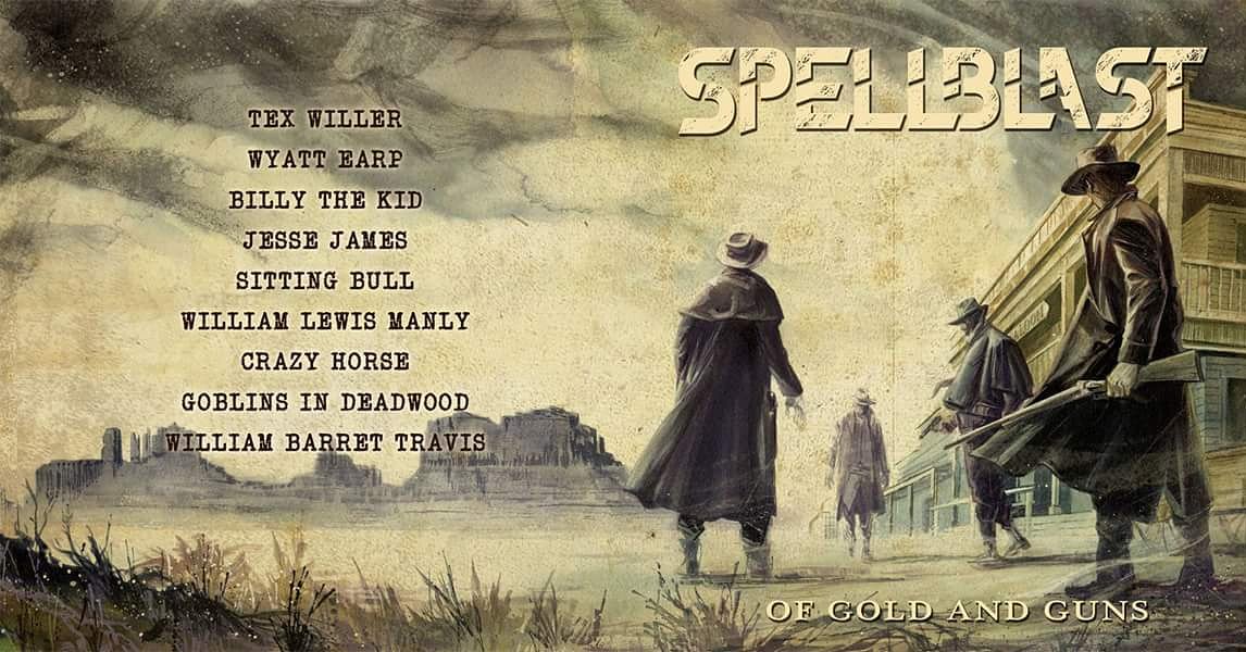 _SPELLBLAST's tweet photo. We announced that this album would be a concept about the old far west, now let's take a closer look to the tracklist!
Nine bullets ready to be shot straight to your ears!
#spellblast #newalbum #HeavyMetal #powermetal #western https://t.co/FREISRSZkP