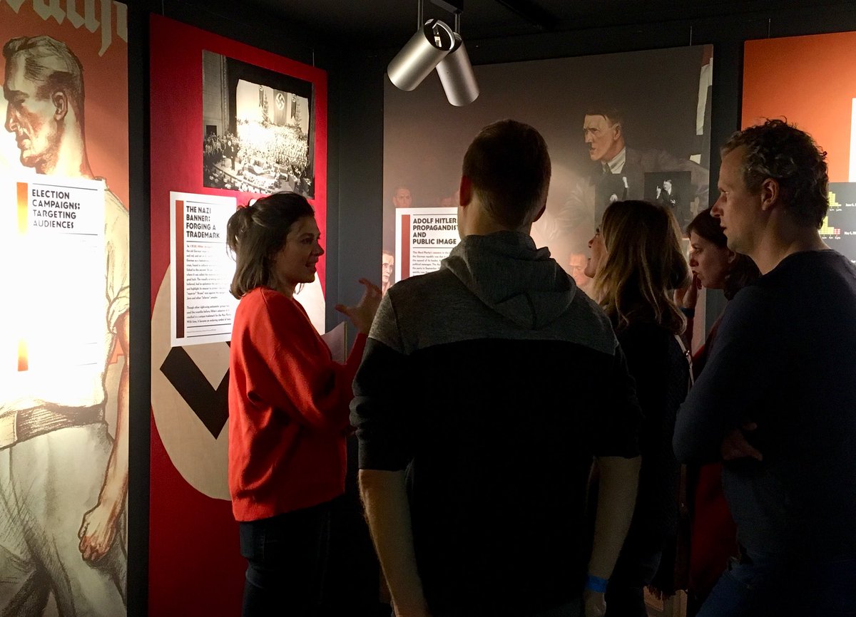 visit_EP's tweet photo. The #Parlamentarium temporary exhibition “#StateOfDeception: the power of nazi propaganda” is open until 1.30am tonight! #visitEP #MNF18 https://t.co/gLo3TWIr5r