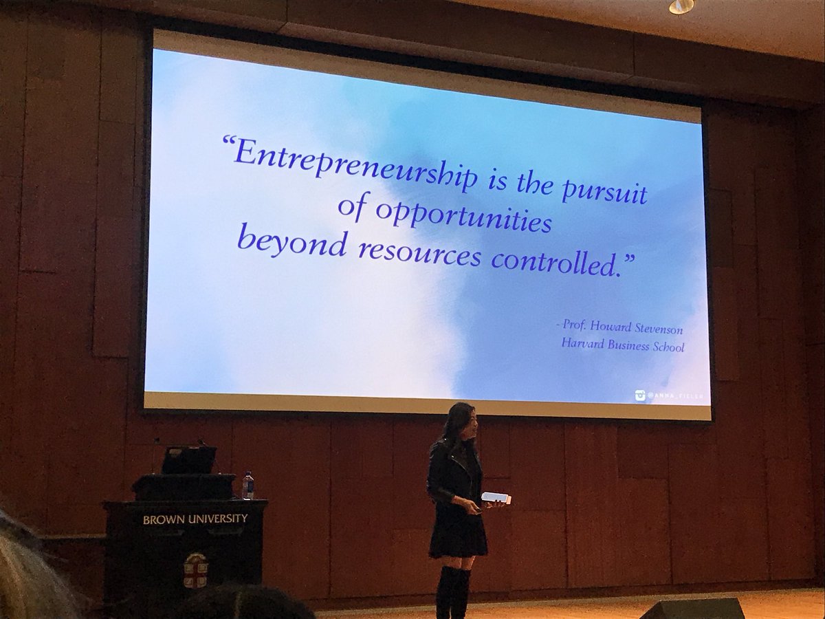 BrownEship's tweet photo. Honored to have @AnnaFieler ‘95, CMO of @POPSUGAR, keynote the 2nd WE@Brown conference #herstory https://t.co/x0dKMjZ0da