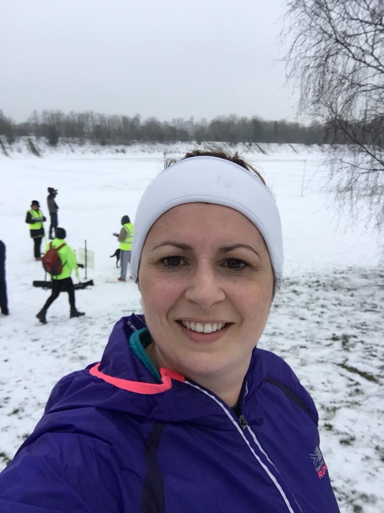 TheVynePE's tweet photo. A very committed Lewis M (Year 10) and Mrs Gibson at Parkrun this morning. That’s 99 for Mrs Gibson! Come down and cheer her on for her 100 next weekend! #basingstokeparkrun #mad #inspirational #cold #snow https://t.co/FFp9h9i5R5