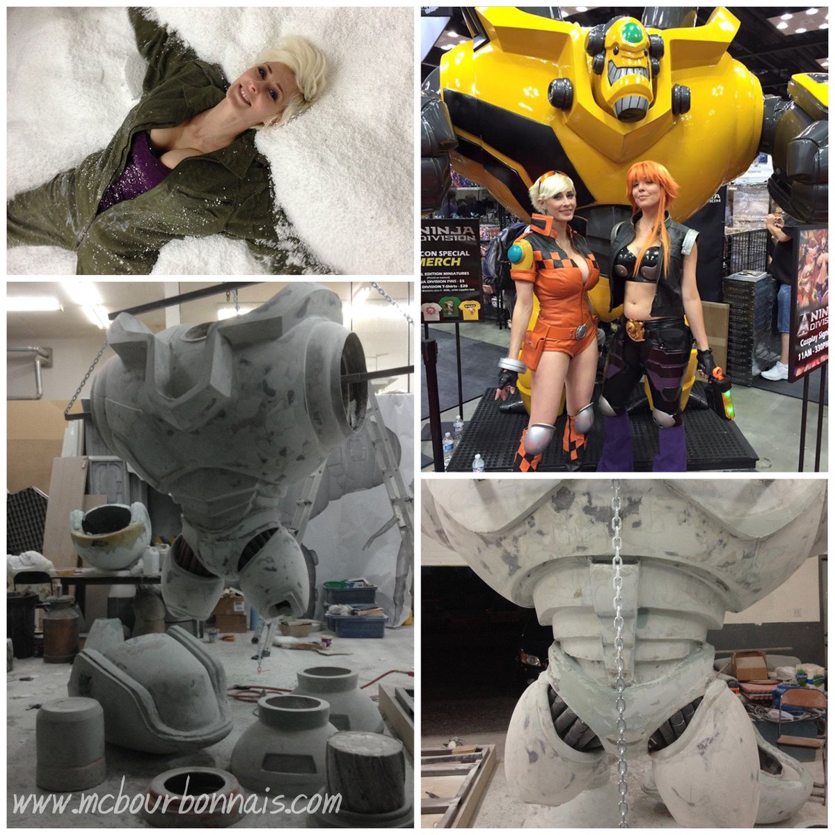 mcbourbonnais1's tweet photo. Finally! Better late than never! I posted Part 1 of @ninjadiv's fiberglass robot Making Of Blog! Many never seen before making of pics that I'm sharing for the 1st time! Enjoy your reading! https://t.co/6oHyDC68Ed https://t.co/oh9wLAlB0B