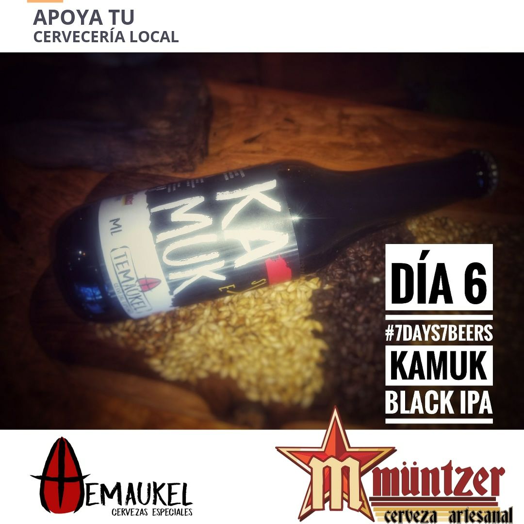cervezamuntzer's tweet photo. #Dia6 #7days7beers con una #BlackIPA #Kamuk de @cervezamuntzer #BuenaBirra de #Sabado @craftesanos @cervezadviernes @Villanos_SC @Bronxcerveza @elPenonCerveza #TierradelFuego #craftbeer #cervezaartesana #FinDelMundo https://t.co/6BbZRRqr0z