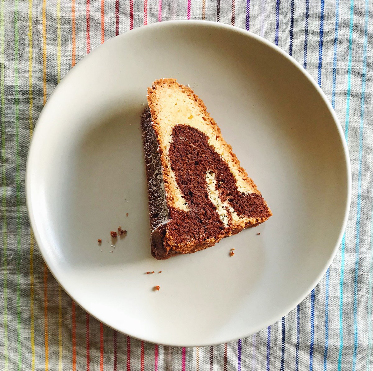 NEW BLOG POST | German Marble Cake via <a href="/wednesdaychef/">Gilberto Bernetti😨♀</a>, with thoughts on the importance of cake &amp; its particular appeal in the afternoon: delightfulcrumb.com/2018/02/german…