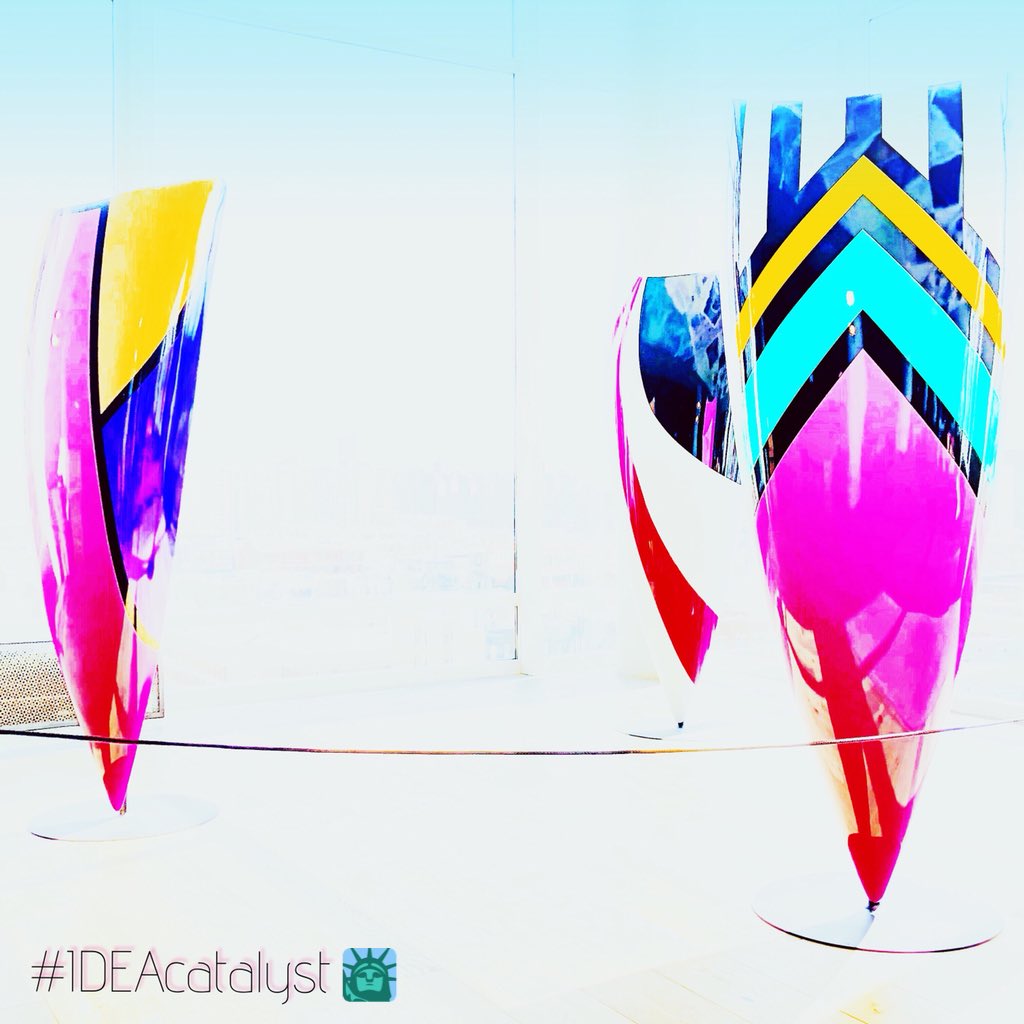IdeaCatalyst1's tweet photo. Kirk to Enterprise: Three to beam up. Totemic Superheroes sculptures by #FrancesGoodman #hotelindigo #LES #Manhattan #NYC #CulturalAmbassadorRUTA #IDEAcatalyst #TRAVELengram #StarTrek #SciFi #art https://t.co/ORXxiMElsS