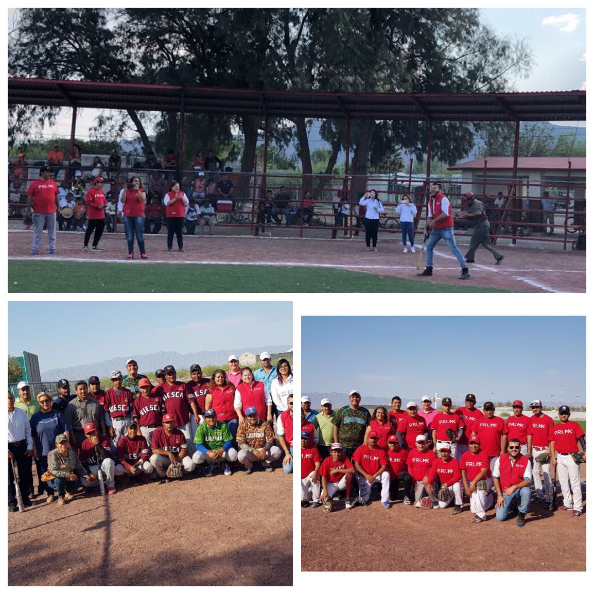 Jddgascon's tweet photo. El campo de béisbol de #Viesca fue la sede de La #CopaPRImx, en la que equipos representativos de #Viesca, #Matamoros y #Torreón se dieron cita para convivir, motivar y hacer de este torneo todo un éxito, felicidades @PRIMx_Coah, ustedes están #EnTodasPartes. https://t.co/drRyLE9ncZ