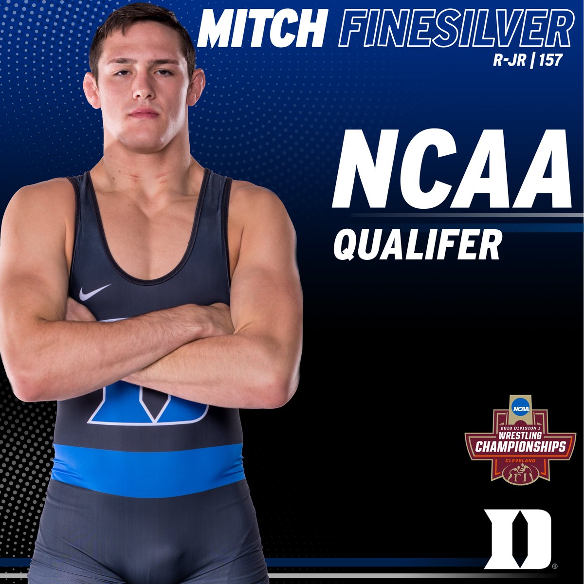 DukeWRES's tweet photo. ICYMI these three Finesilvers have all locked up spots at NCAAs. Josh Finesilver will look to join them.
#finesilver4 https://t.co/i3XuL4EWGq