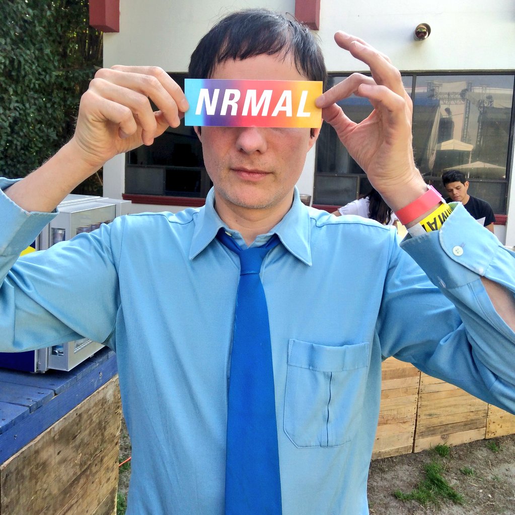 Nrmal's tweet image. #FelixKubin dice ¡Hola #NRMAL 2018!