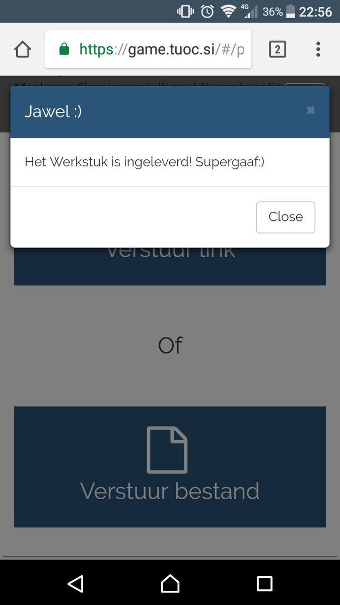 vwaart's tweet photo. @iscoutgame Ingeleverd, maar niet zichtbaar op de site? Hoe kan dat? https://t.co/kvqtjAnLc1