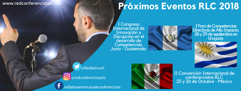 Redlatinconf's tweet photo. Los próximos 3 grandes eventos de nuestra #FamiliaRLC, estaremos en #Guatemala #Uruguay y #México.
#SomosRLC #EventosRLC https://t.co/brqwHCi47L