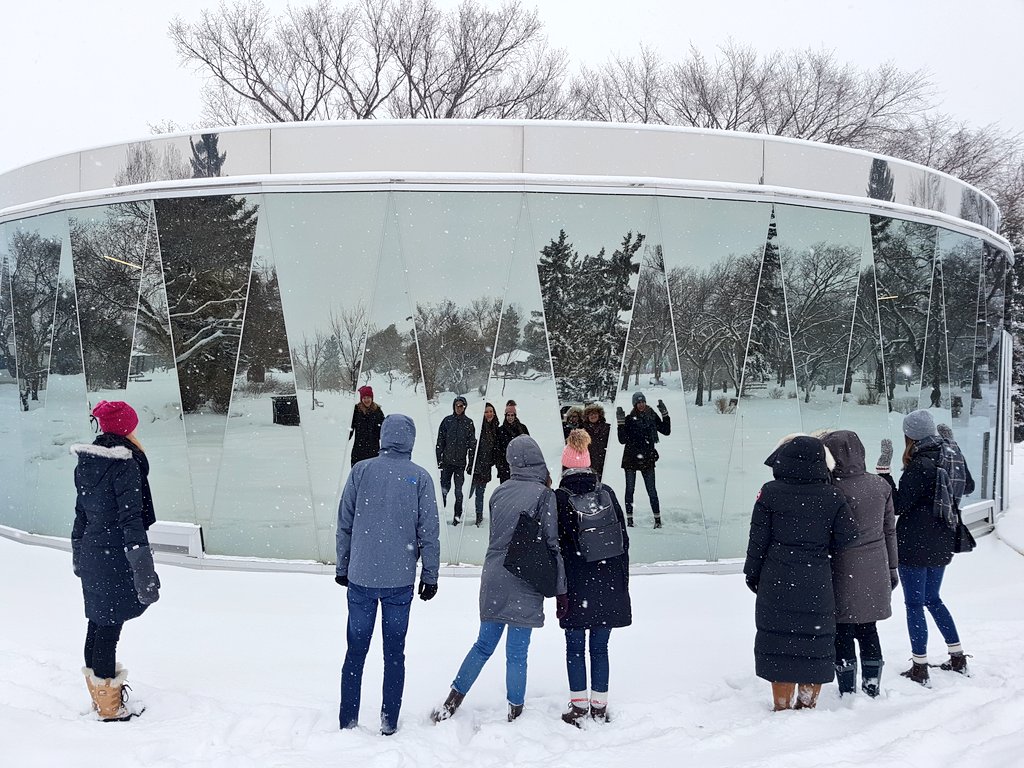 joshuawise's tweet photo. Another fun filled Edmonton day! Checking out well loved parks in the city to inspire our Studio work. Thanks to Nathan & Heather from @PlanEdmonton for touring us today! #yegparks #leadwithlandscape https://t.co/DvL1YpDYX5