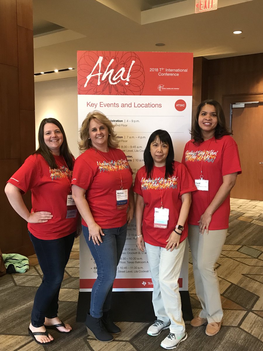 #T3IC thanks for the great ideas so we can meet student needs and use our technology! <a href="/WunderlichKISD/">Wunderlich Int.</a> <a href="/KleinISD/">Klein ISD</a> #promise2purpose